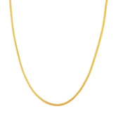 14k Yellow Gold Snake Chain Necklace